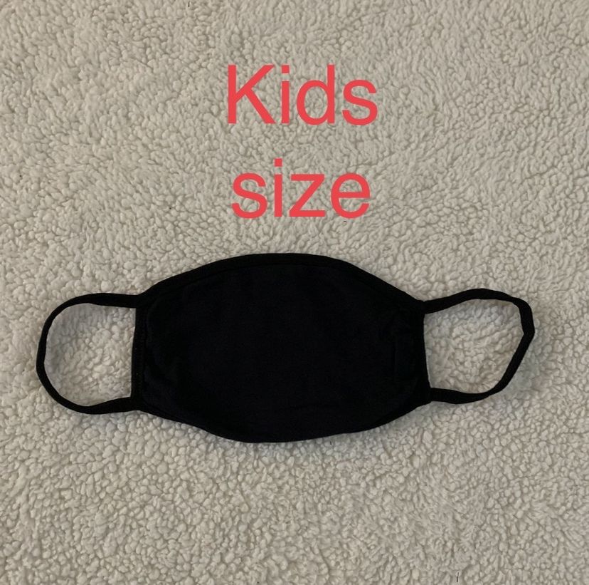 Kids Face Mask ( black Color ) 24 Pieces