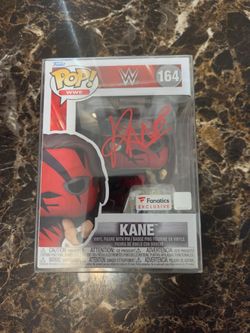 WWE Kane Glenn Thomas Jacobs Autographed Signed Funko POP #164