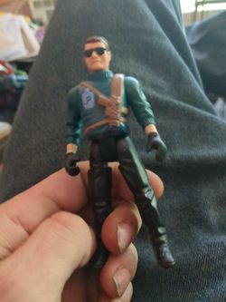 Dennis Nedry action figure from the 1993 Kenner Jurassic Park toy line