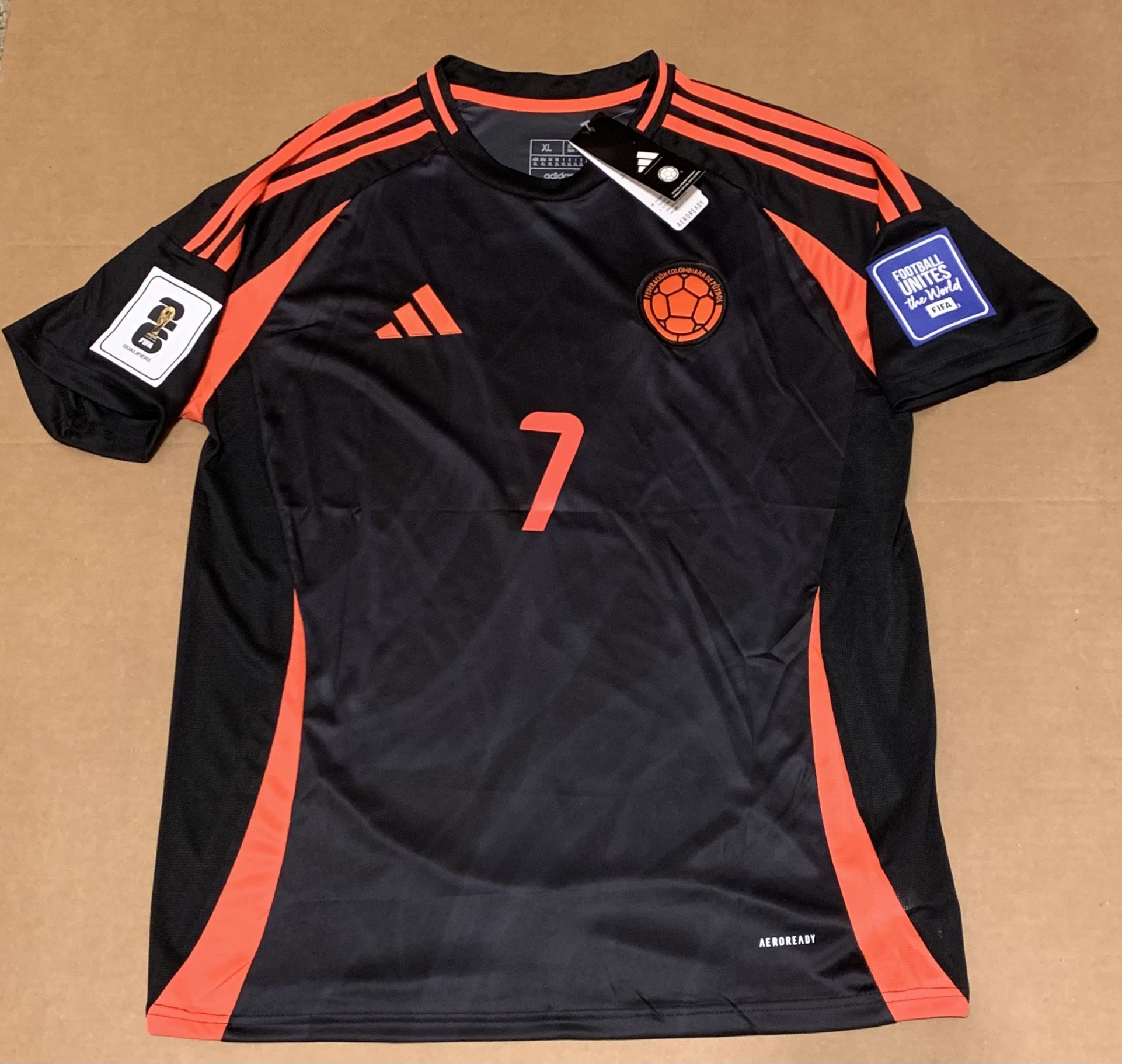 Colombia Luis Díaz 23-24 Away Soccer Jersey NWT