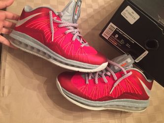Lebron 10 low size 9 men's