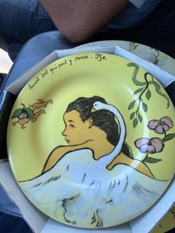 Decorative Ceramic Plate Gauguin Art Design