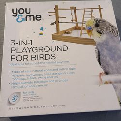 3 on 1 playground for birds