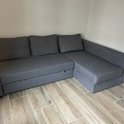 Sleeper Sectional, 3 Seat With Storage Space 