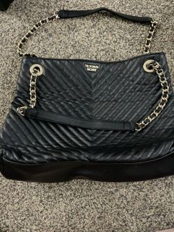 Victoria’s Secret Black Quilted Shoulder Bag