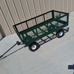Haul-master Steel Mesh Garden Utility Cart
