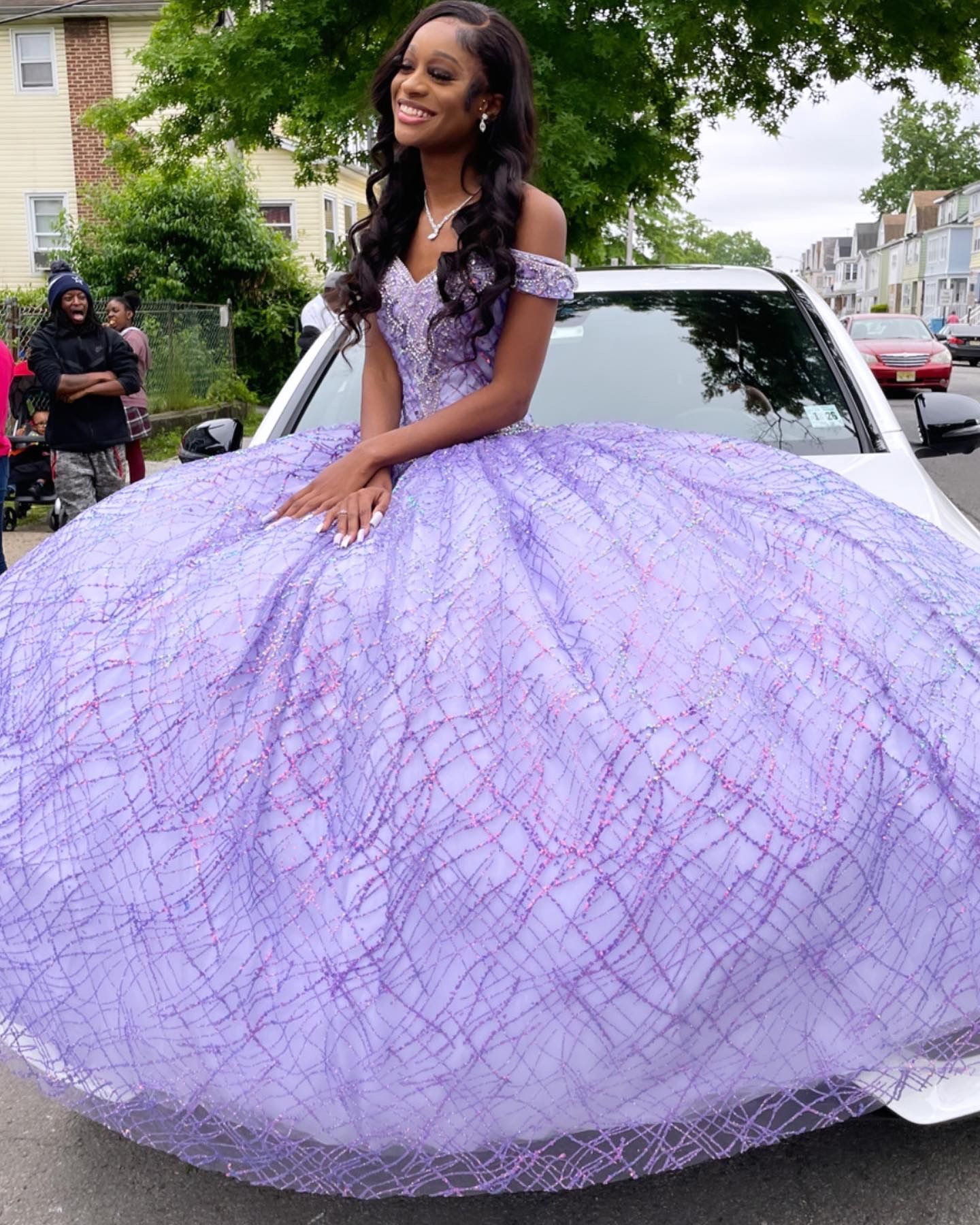 Purple Ball Gown Prom Dress