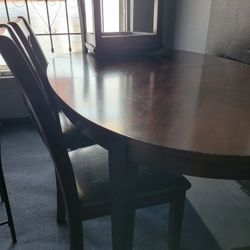 Woodgrain Dining Room Table