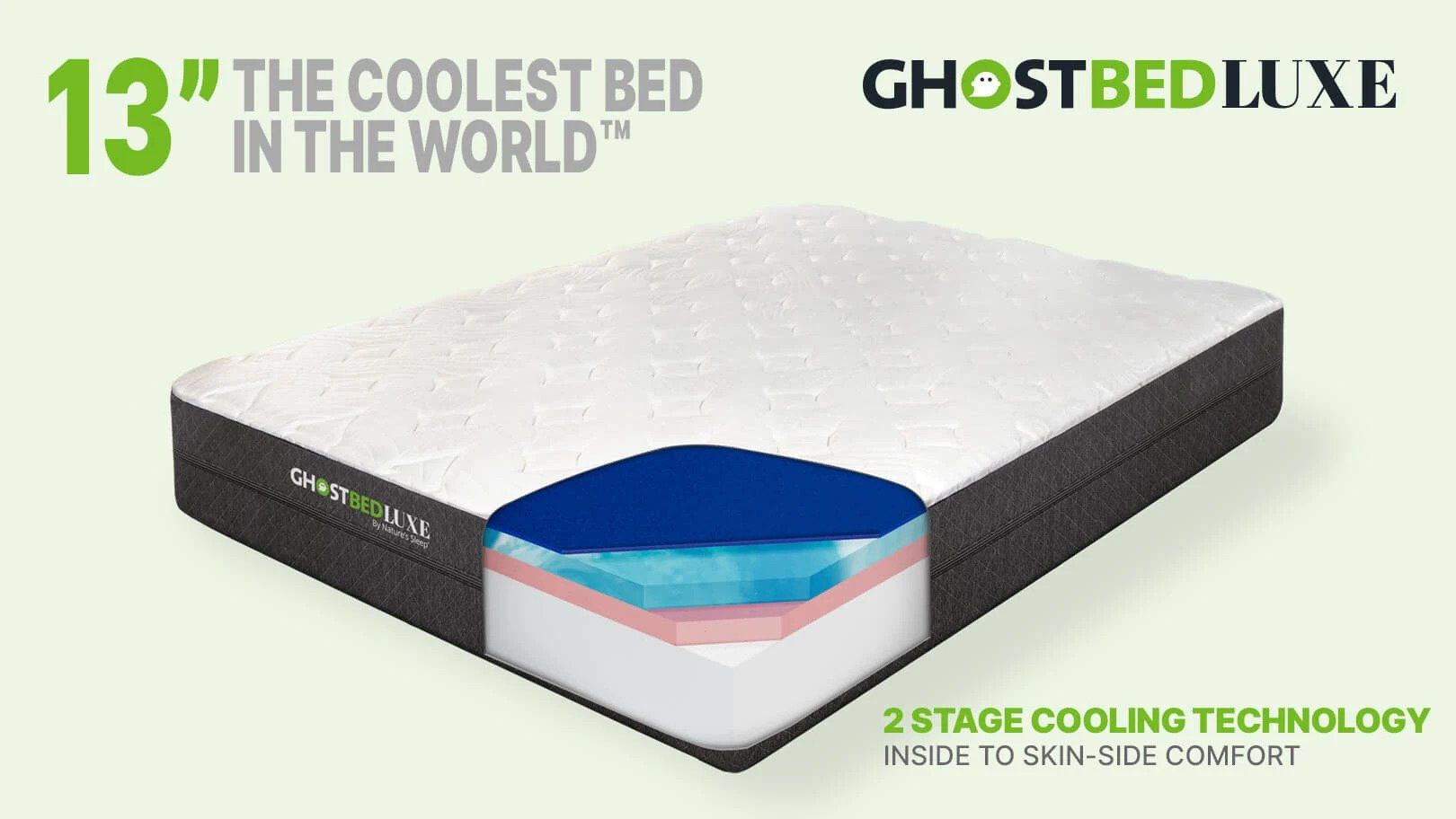 GhostBed Luxe Cal-King Mattress