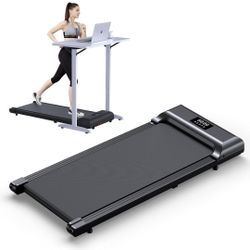 Walking Pad，Under Desk Treadmill 2 in 1 Treadmills，Portable Walking Treadmill 2.5HP, 320lbs Max Weight Remote Control LED Display,Installation-Free Jo