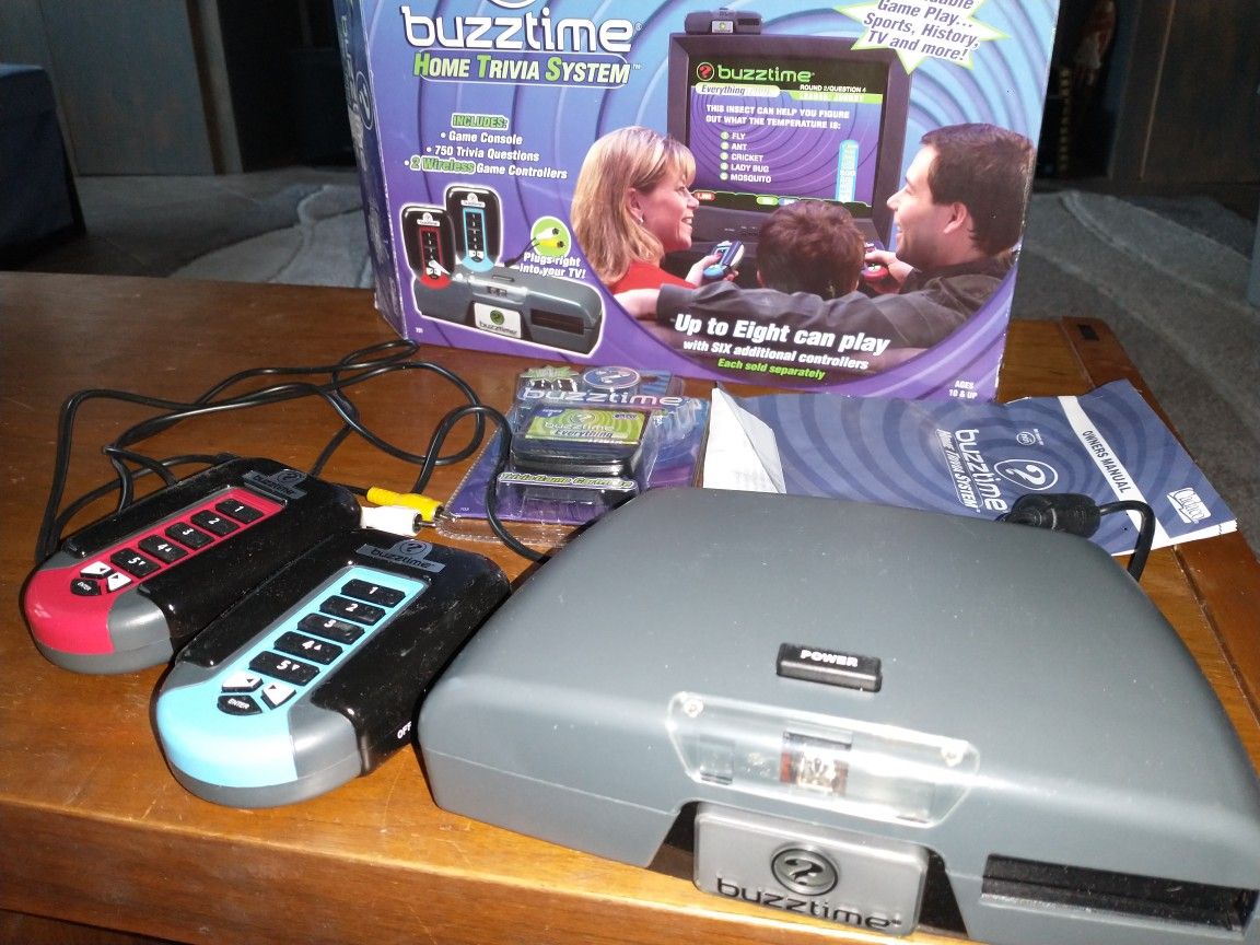 The Buzztime Home Trivia System by Cadaco