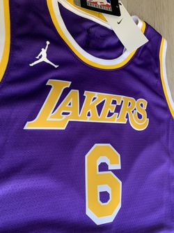 Nike Los Angeles Lakers LeBron James Jersey Kids Large for Sale