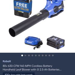 Kobalt   Blower 80V