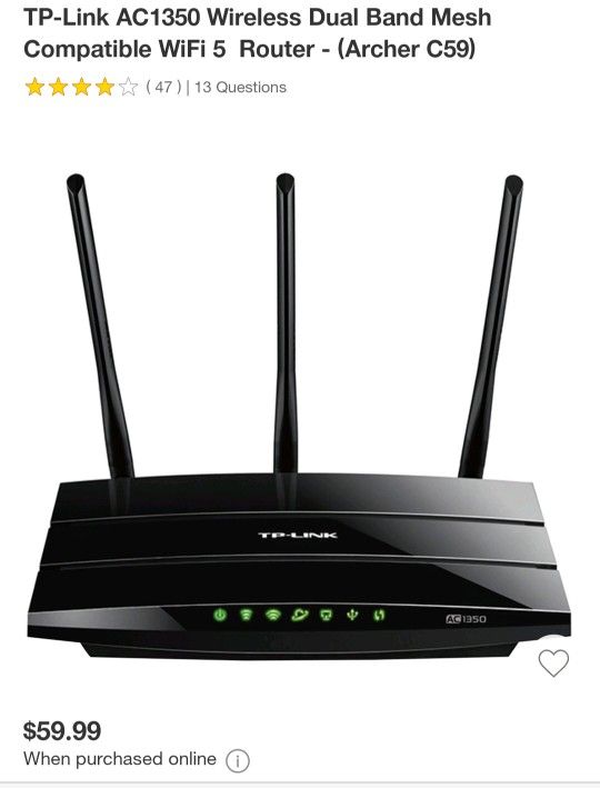 tp link archer c59 wireless router