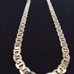 Gold Deep Plated Mariner Necklace Chain Jewelry 