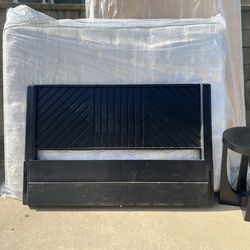 Hand made double headboard Small Table