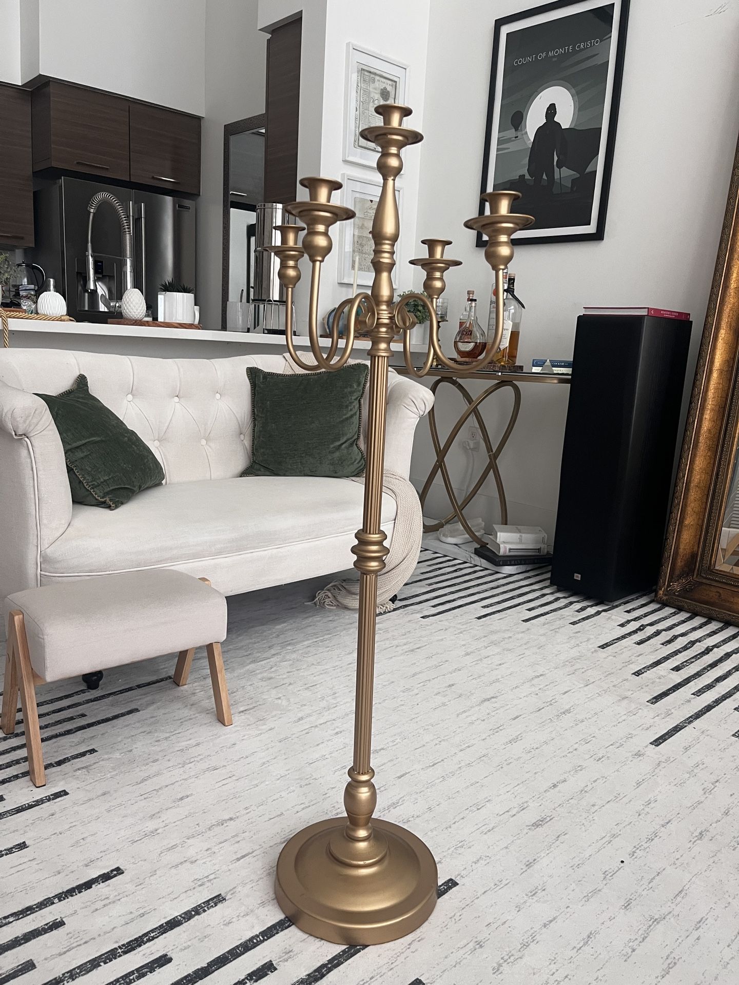 50” Beautiful Wedding Lightweight Metal Candelabra Candle Holder