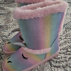 Toddler Girls Unicorn Boots