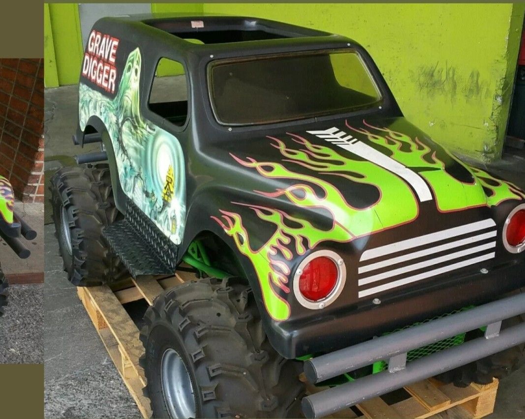 Original Carter Bros. Grave Digger Go Kart MADE IN THE USA