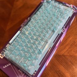 KiiBoom Phantom 81 V2 75% Hot Swappable Upgraded Crystal Gasket-Mounted Mechanical Keyboard - New