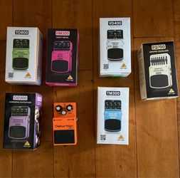 Various Guitar Pedals