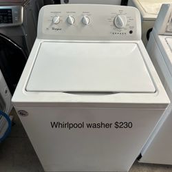 Whirlpool Washer 