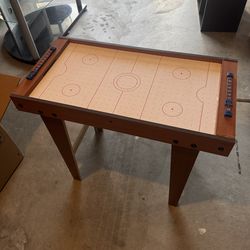 Mini air hockey table