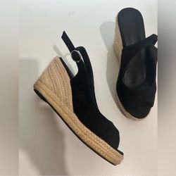 Sudden Black Empadrilles – Size 38 / US 7.5