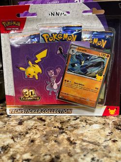 Pokémon 30th Celebration Tech Sticker Collection
