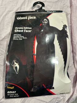 Adult Ghost Face Chrome