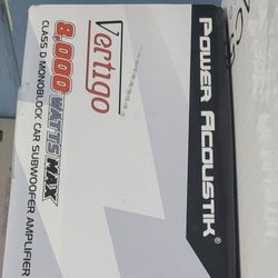 8000 Watts Mono Amplifier Power Acoustik