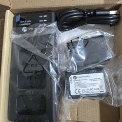 FirstPower NP-FW50 Battery 2-Pack and Triple Slot Charger for Sony Alpha A6000 A