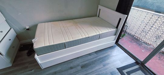 Twin frame cama unipersonal