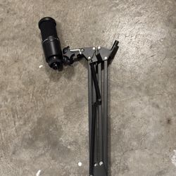 Audio Technica AT2020 Podcast Microphone w/ Spring Arm