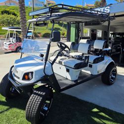 E-Z-GO 6-Passenger Street Legal LSV NEV Custom Golf Cart