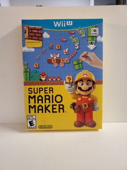 Super Mario Maker Sealed For Wii U