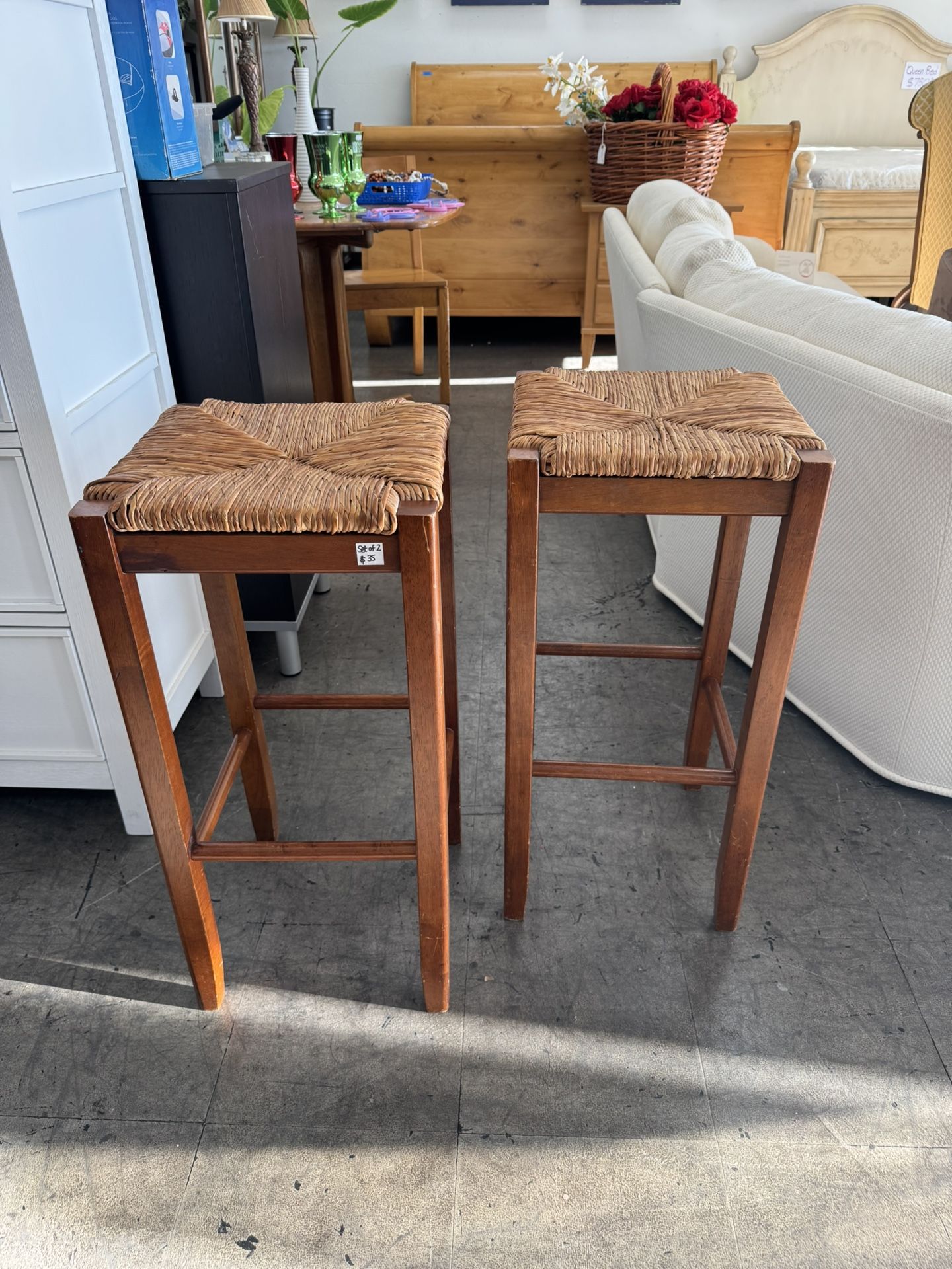 Set of 2 Bar Stools
