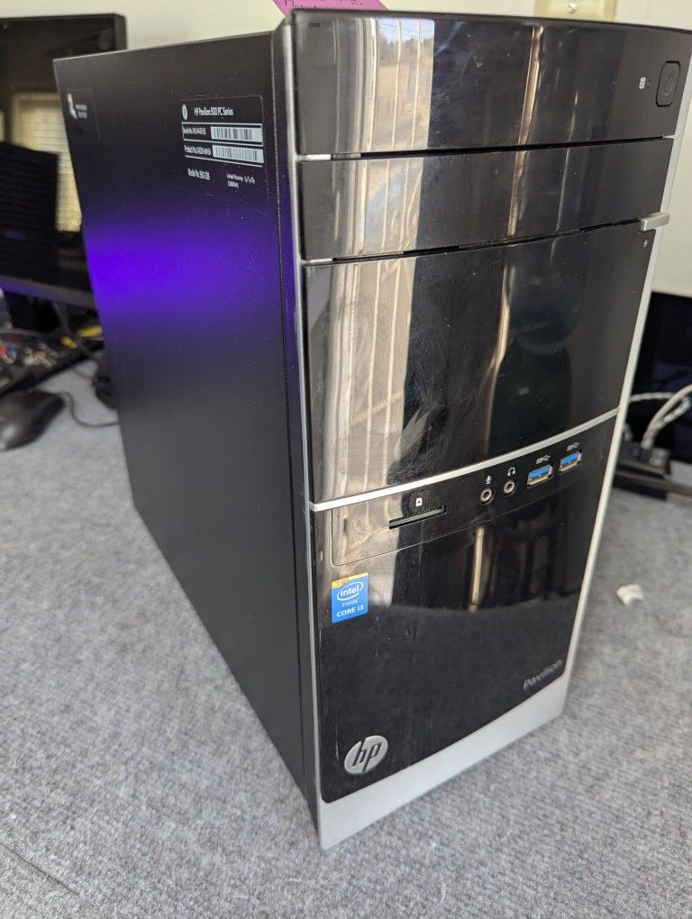 Hp Desktop PC Computer 500gb SSd Win 11 12gb.Ram Intel Core I3 4130