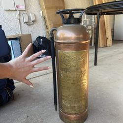 Copper Brass Fire Extinguisher