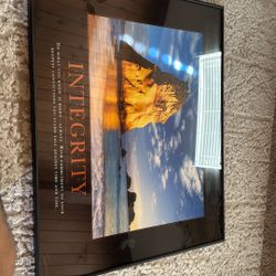 Successories “Integrity Framed Art Work”