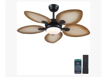 52” Tropical fan with Light and remote