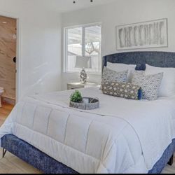 Luxury Dark grey headboard