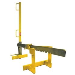 Guardian Fall Protection 15170 Parapet Clamp Railing System - Durable Powder-Coated Steel Clamp for 