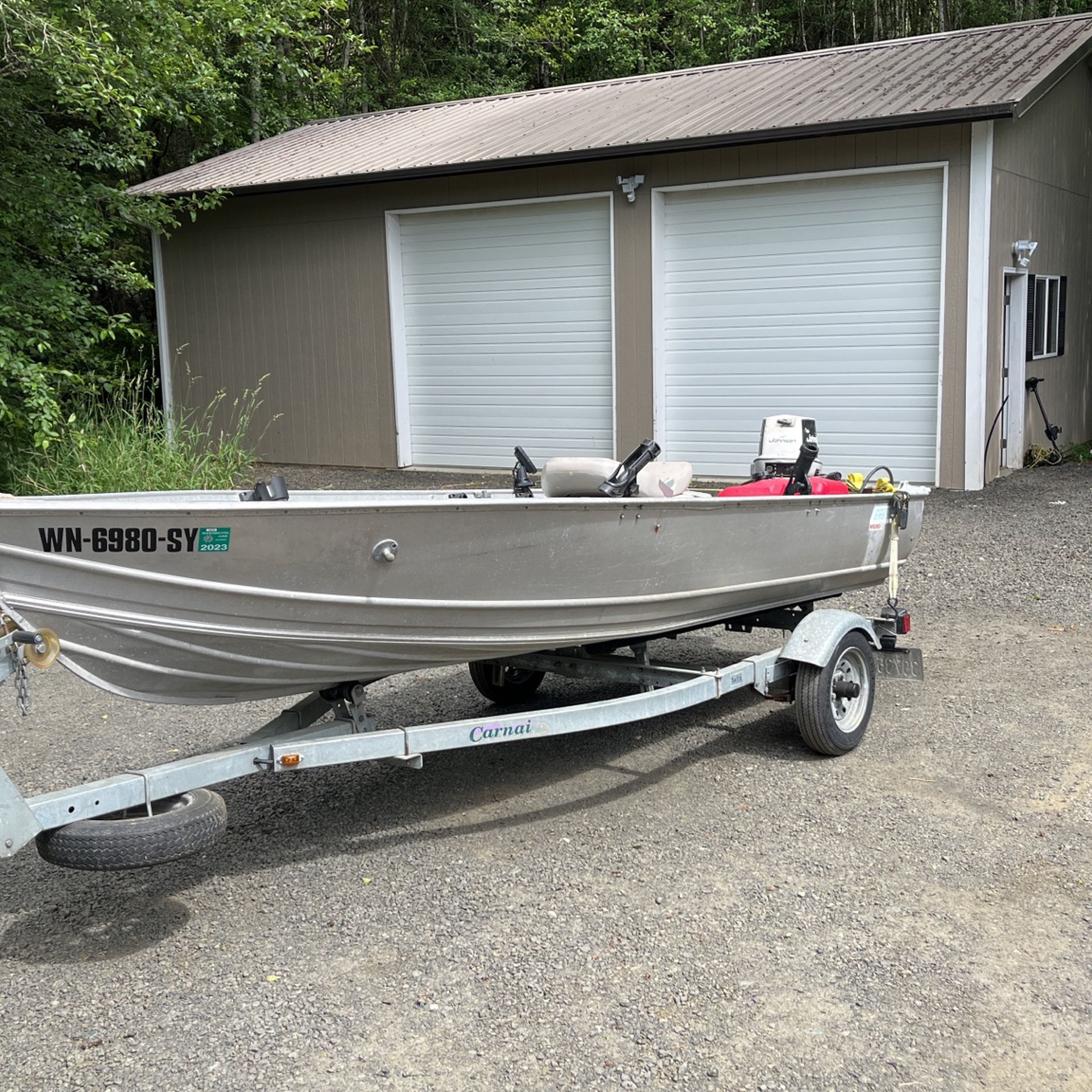14’ Aluminum “Welded” Gregor Boat