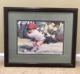 Painting and frame 22in x 18 in