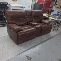 Dual Electric Recliner Loveseat