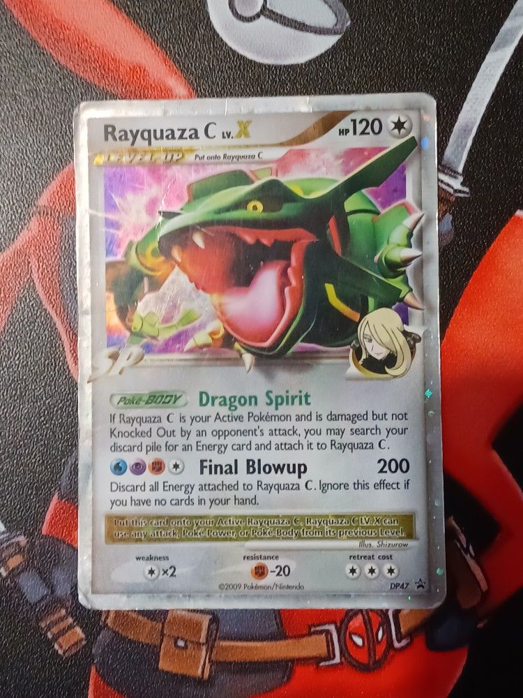 Rayquaza C Level X Pokémon Promo Card 2009