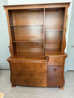 Pali Rosalia 3-Piece Wood Bedroom Set – Full Bed, Dresser/Hutch + Chest