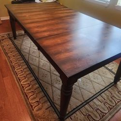 Large Wooden Dining Room Table