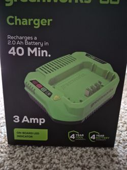 Greenworks 3 Amp Battery Charger